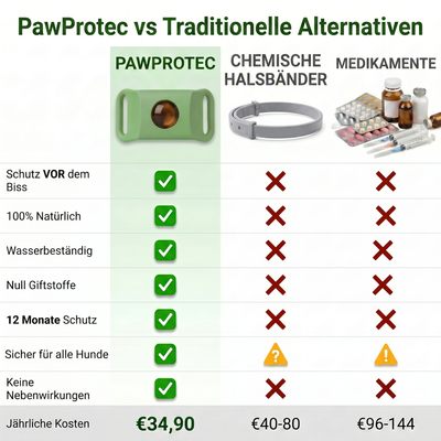 Natürlicher Zeckenschutz Anhänger für Hunde