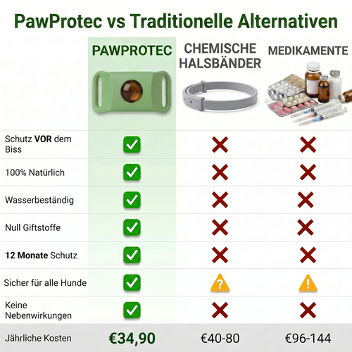 Natürlicher Zeckenschutz Anhänger für Hunde