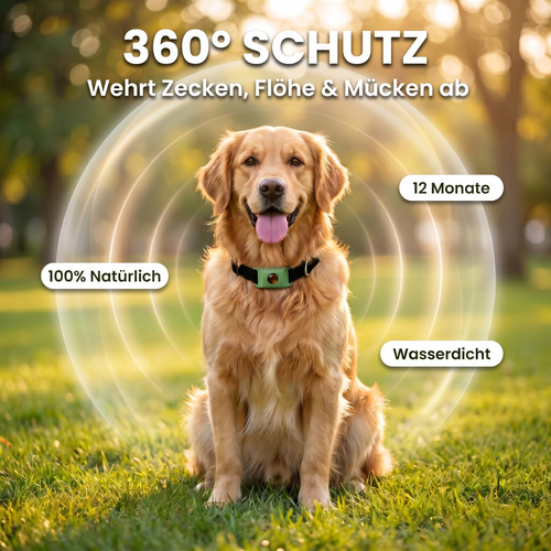 Natürlicher Zeckenschutz Anhänger für Hunde