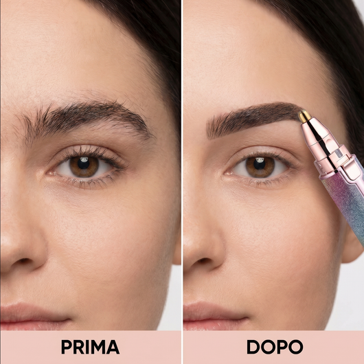 Epilatore di Precisione Viso e Sopracciglia 2-in-1
